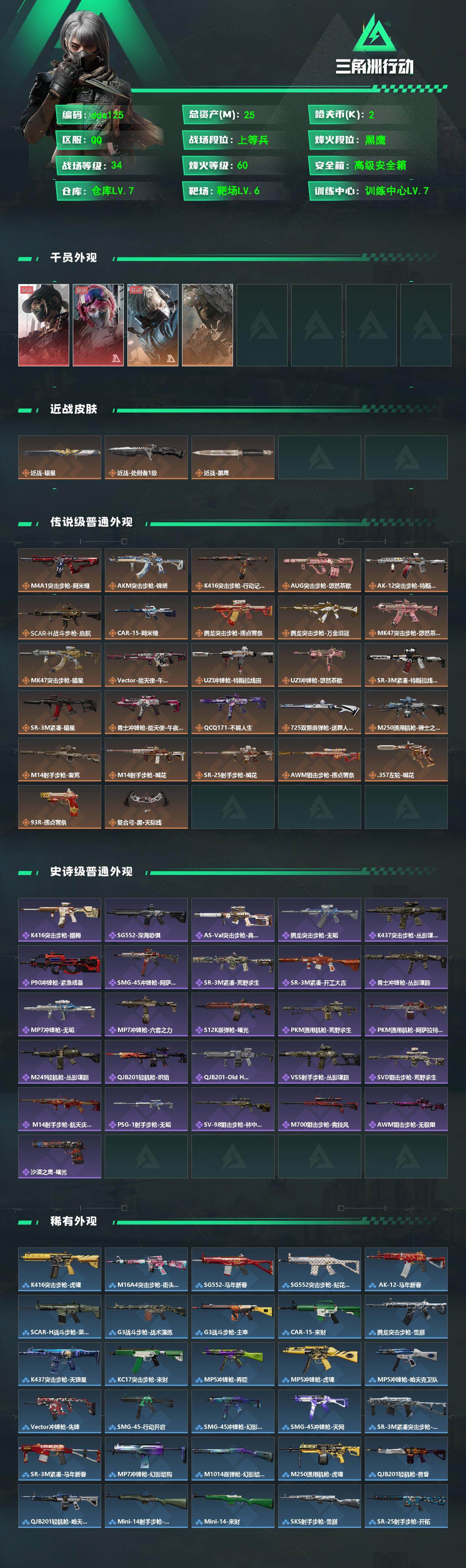 SJZCMW4102658三角洲行动账号详情图2