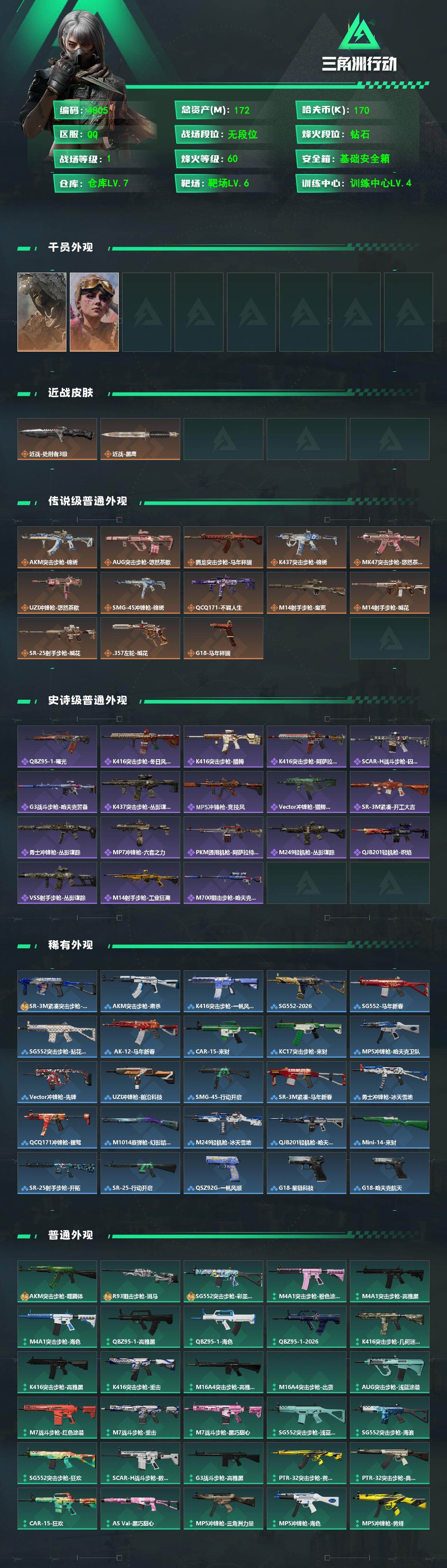 SJZPX494881三角洲行动账号详情图4