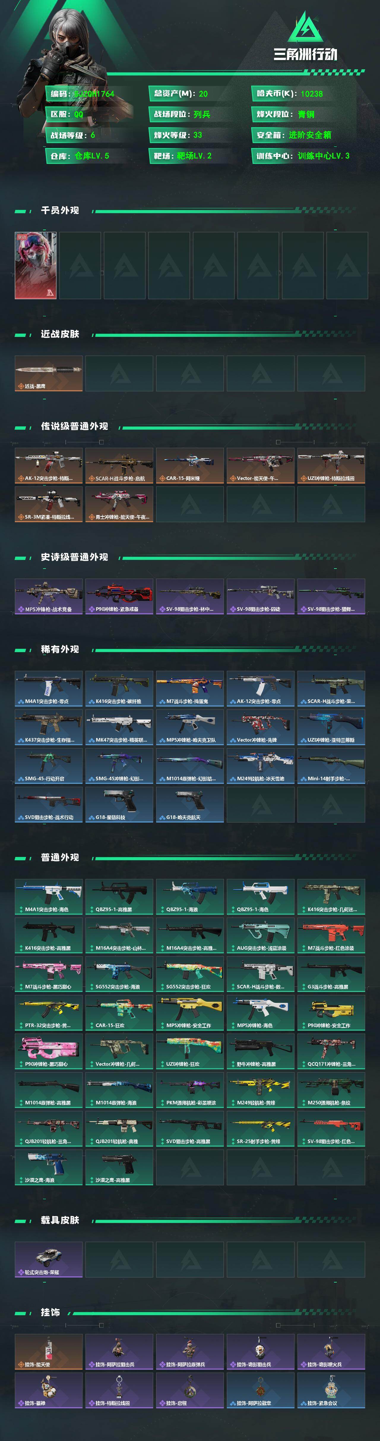 SJZEY497244三角洲行动账号详情图2