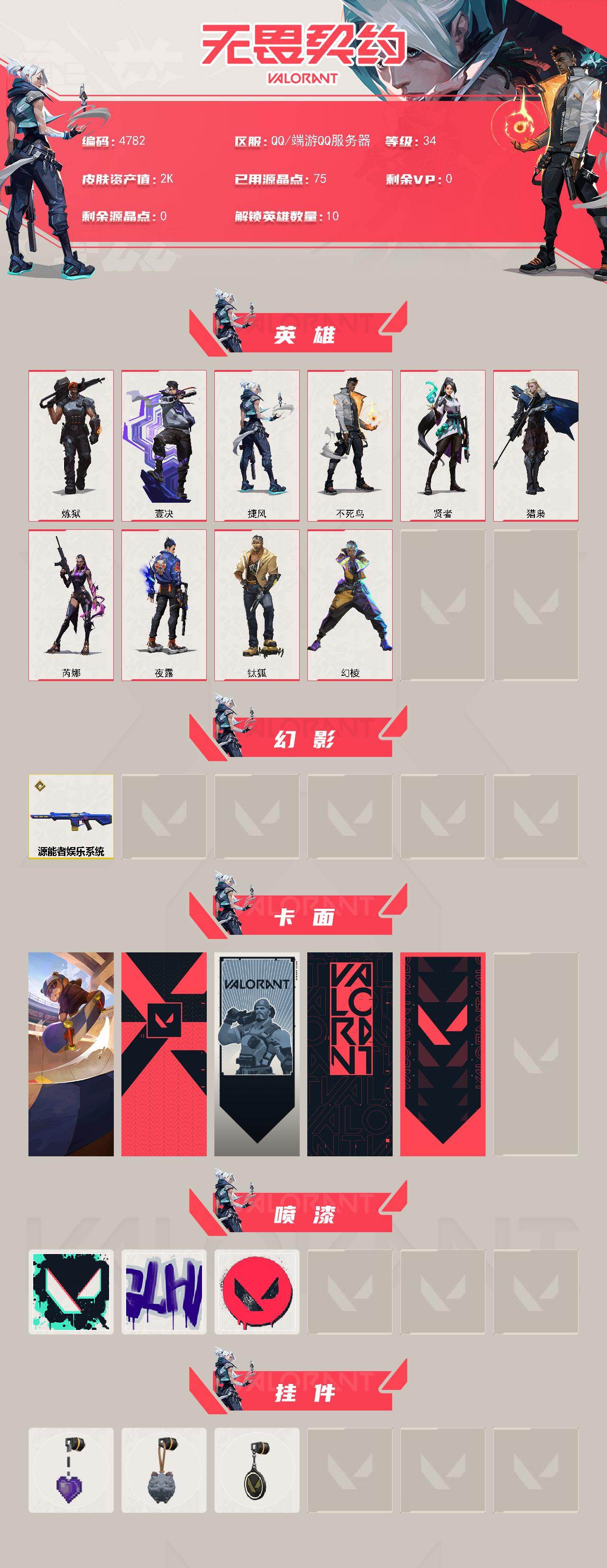 WWQXL430112无畏契约账号详情图2 WWQXL430112无畏契约账号详情图2