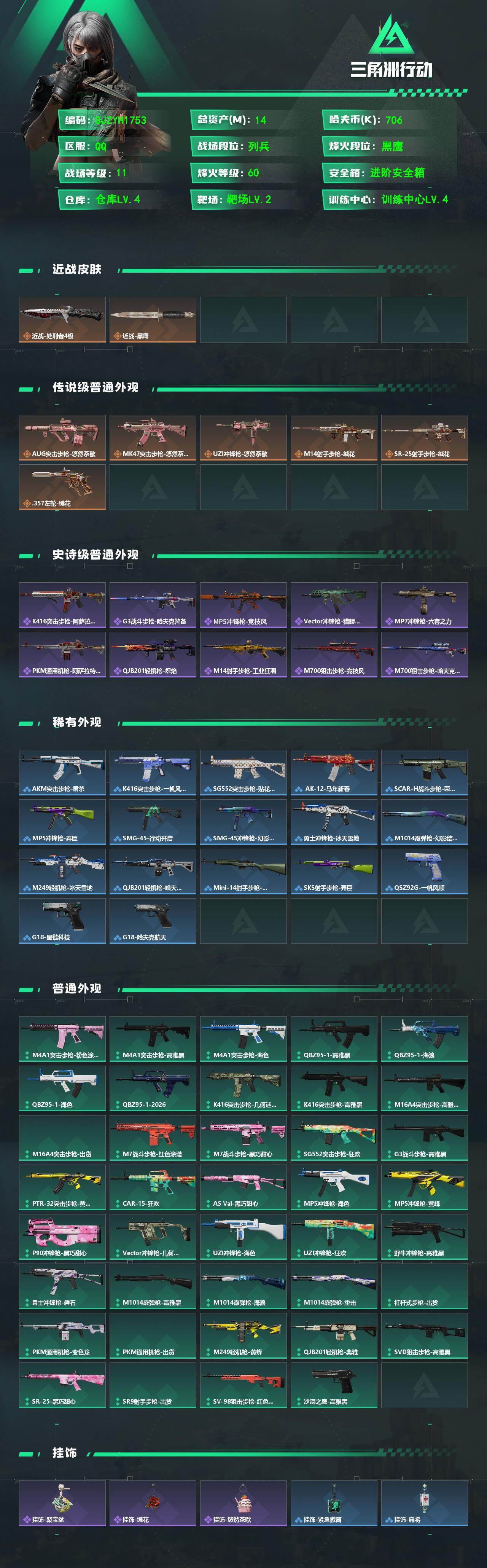 SJZEY495842三角洲行动账号详情图2 SJZEY495842三角洲行动账号详情图2