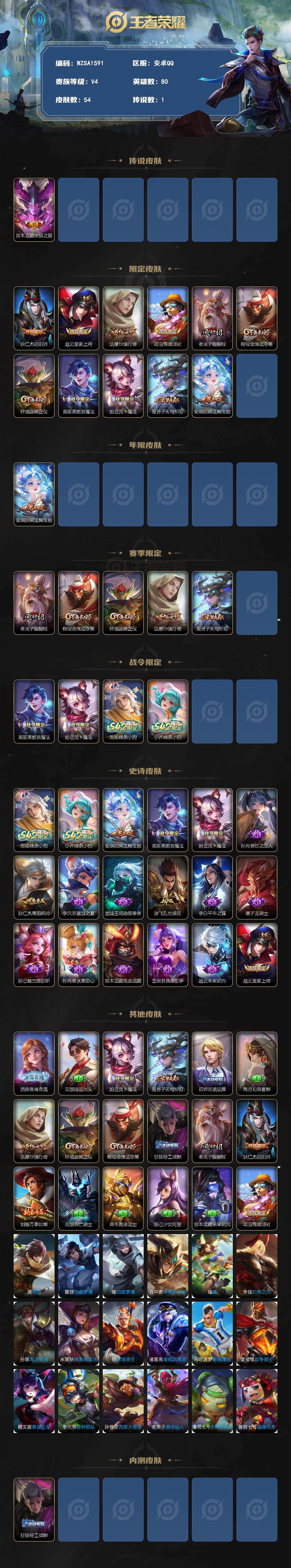 WZEY4298748王者荣耀账号详情图2