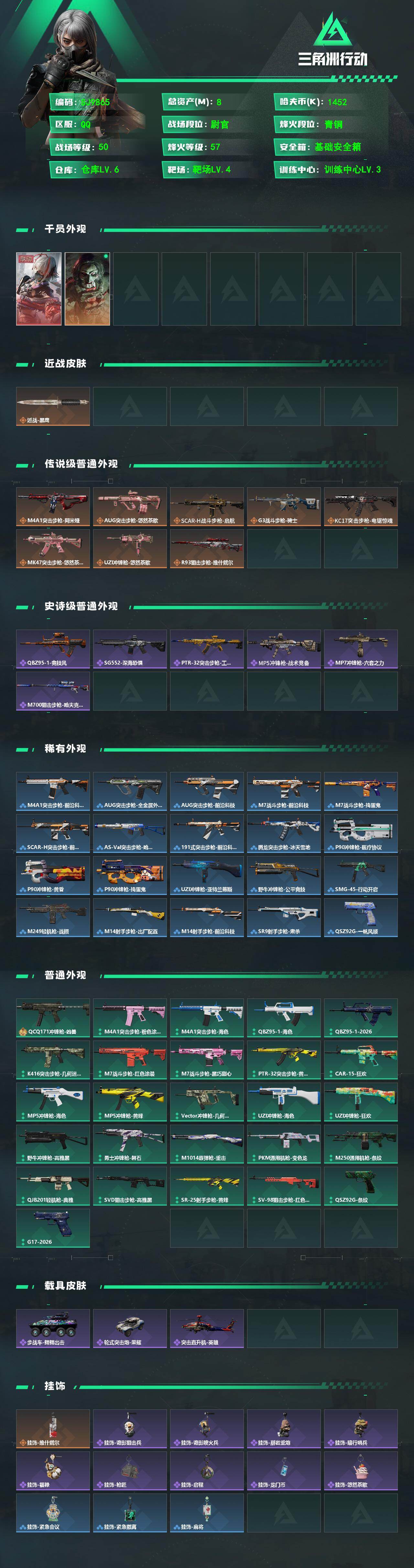 SJZEY495385三角洲行动账号详情图2