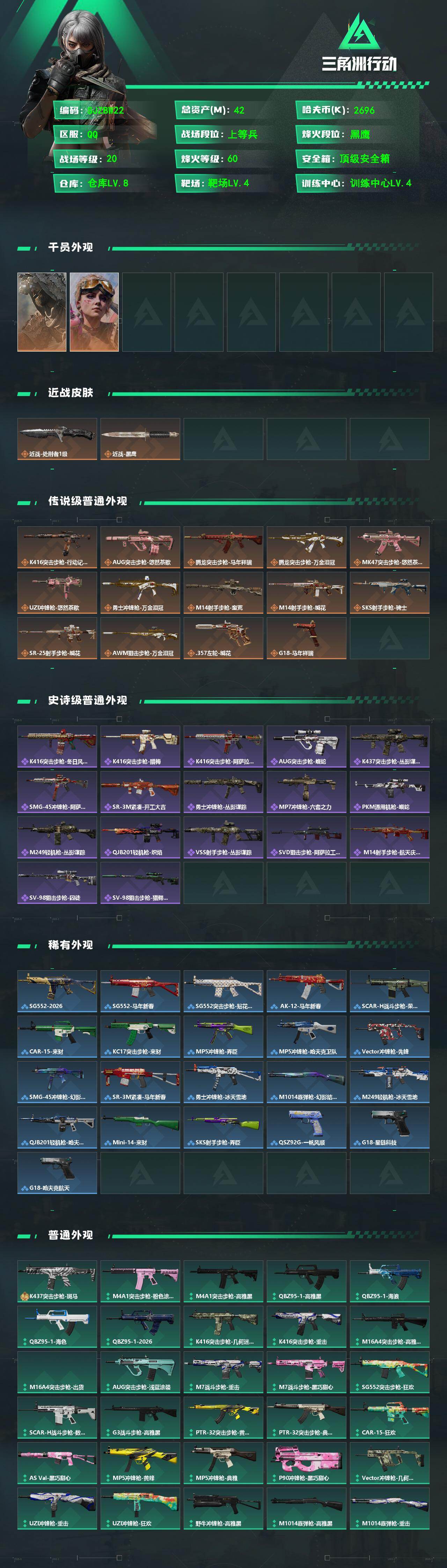 SJZEY499582三角洲行动账号详情图2