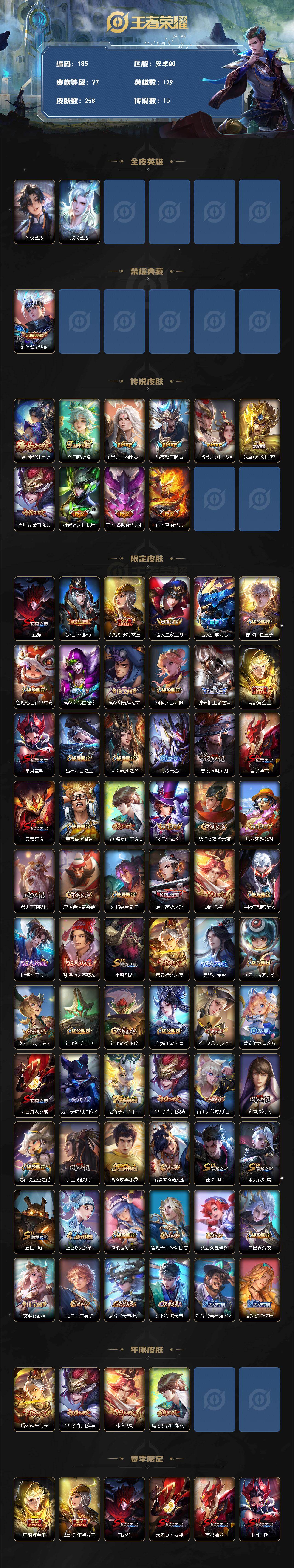 WZCMW4325786王者荣耀账号详情图2