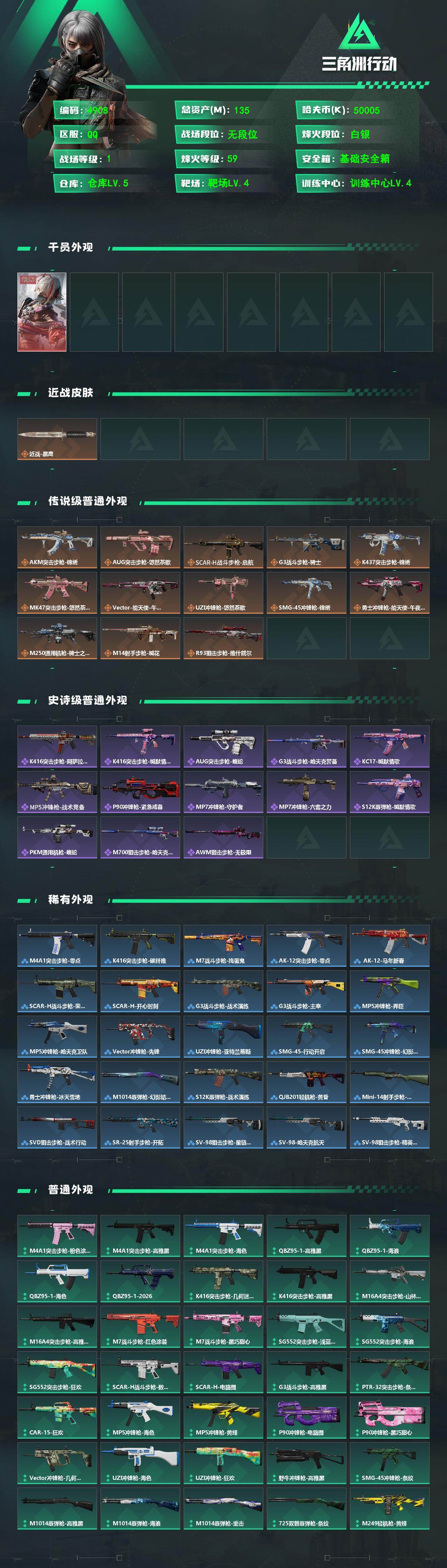 SJZPX497658三角洲行动账号详情图4