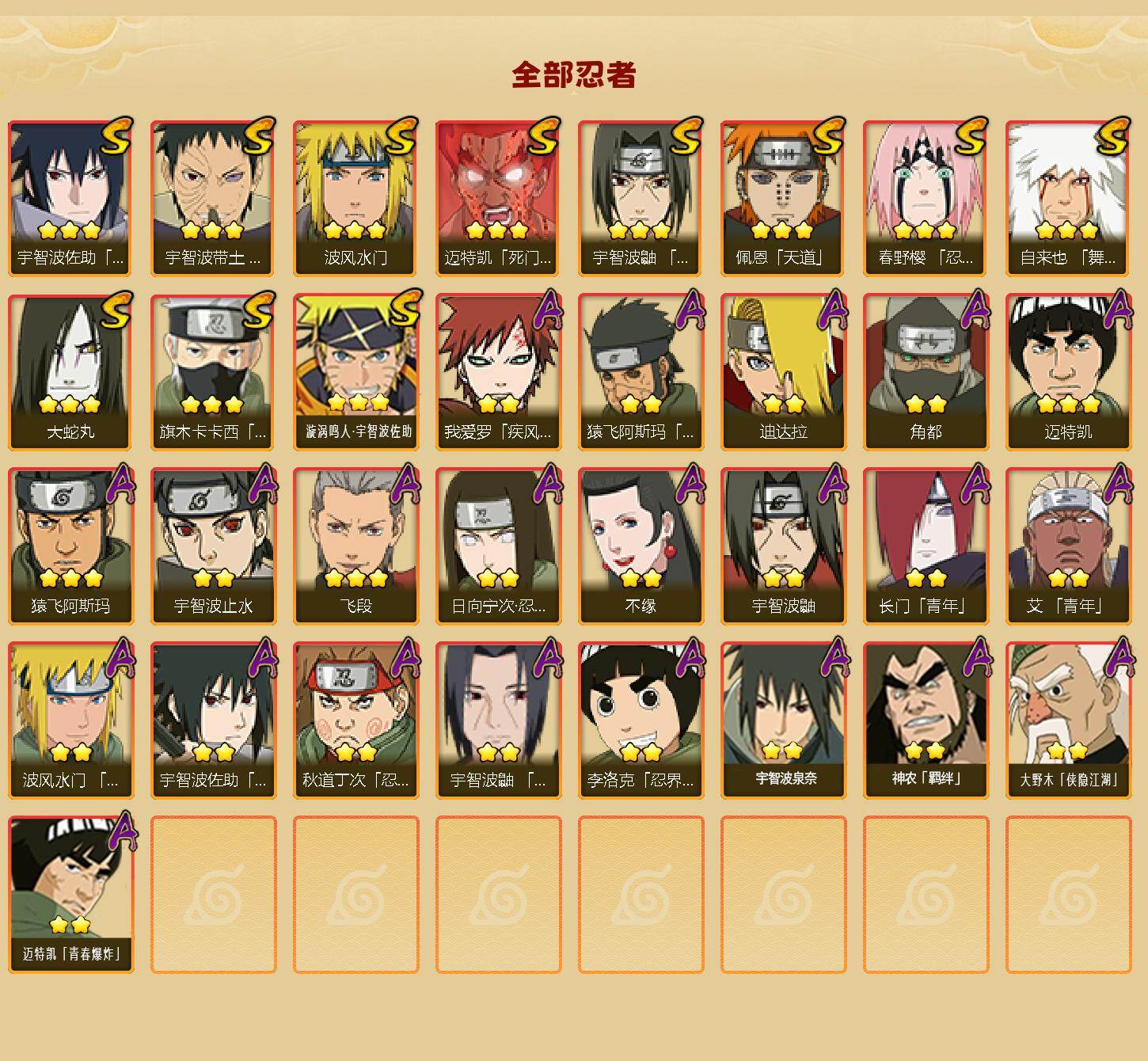 HYJM430209火影忍者账号详情图2