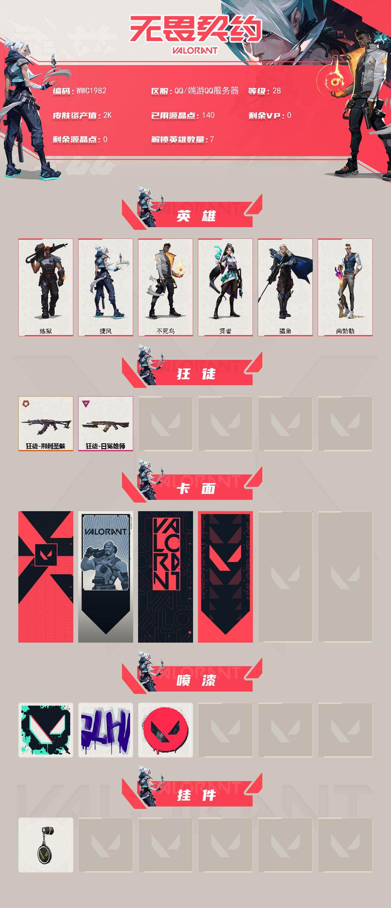 WWQEY431106无畏契约账号详情图2