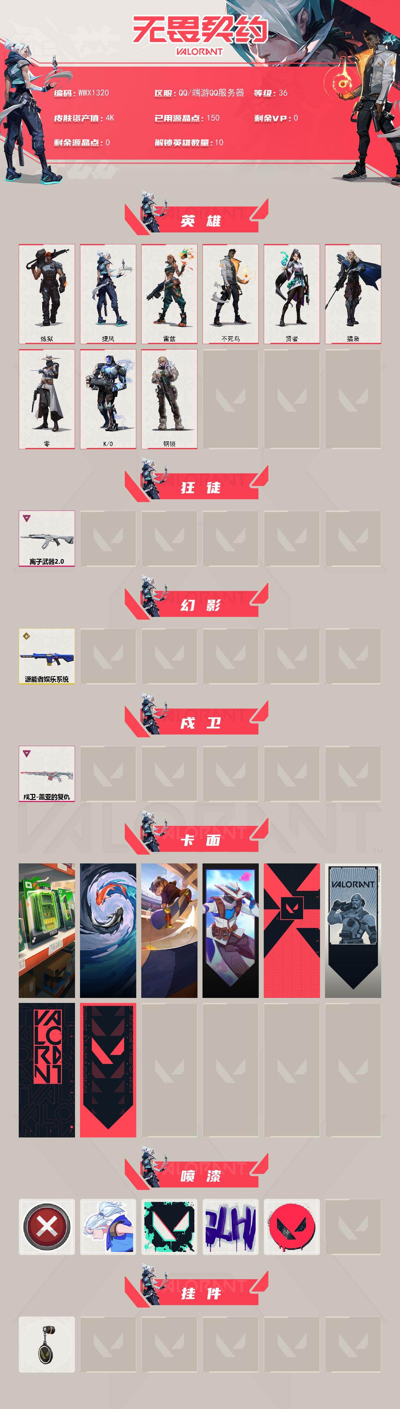 WWQEY431090无畏契约账号详情图2