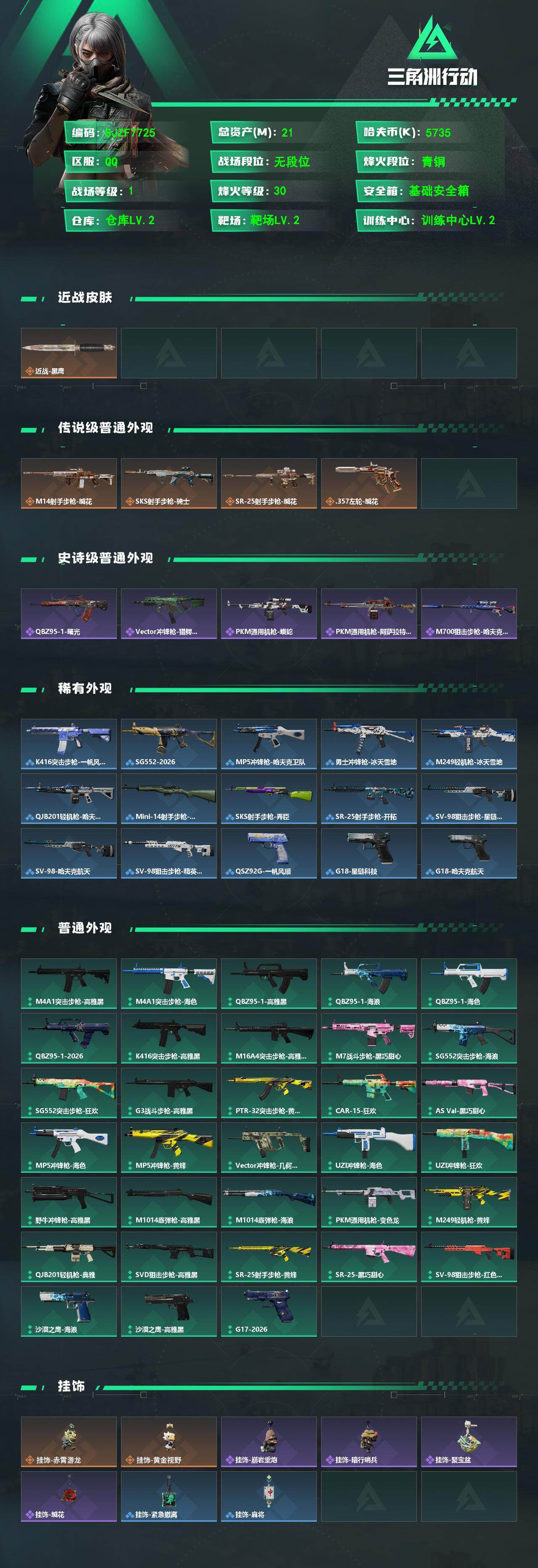 SJZEY4102088三角洲行动账号详情图2