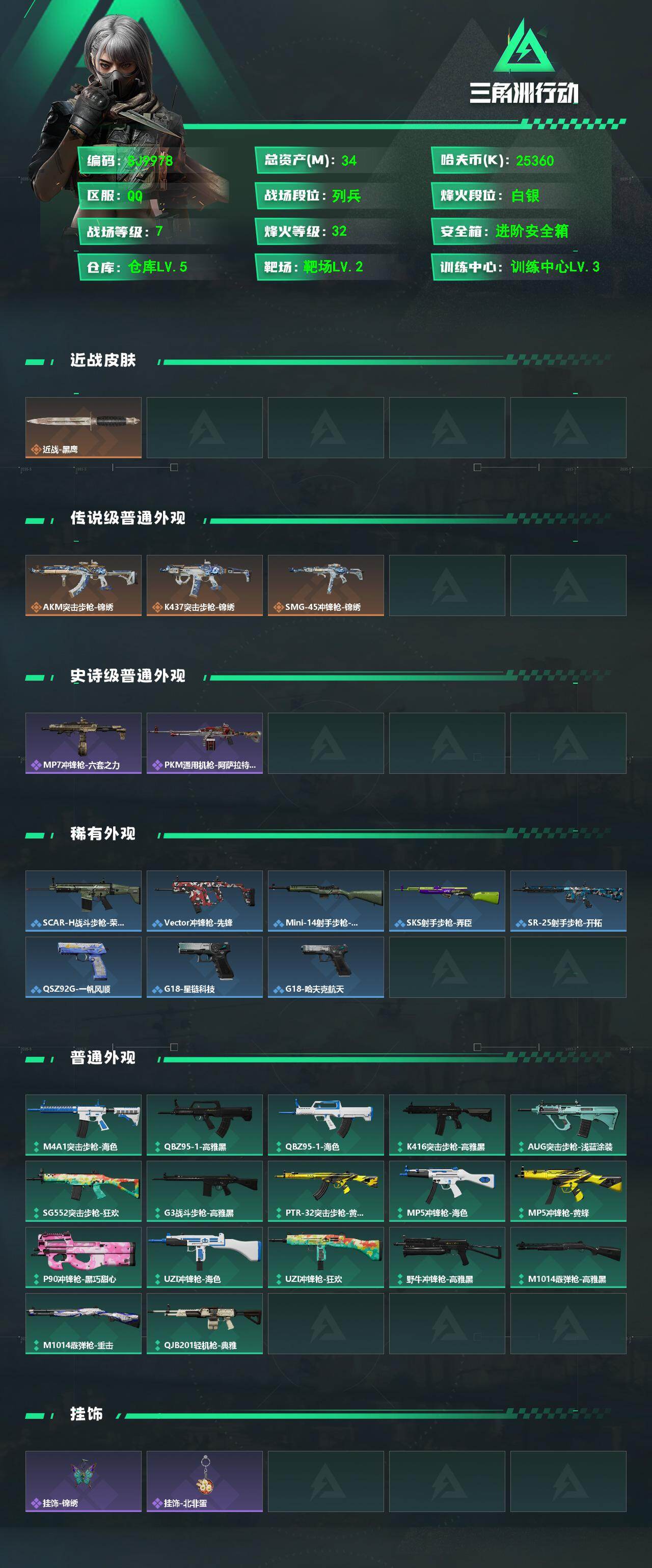 SJZEY498040三角洲行动账号详情图2 SJZEY498040三角洲行动账号详情图2