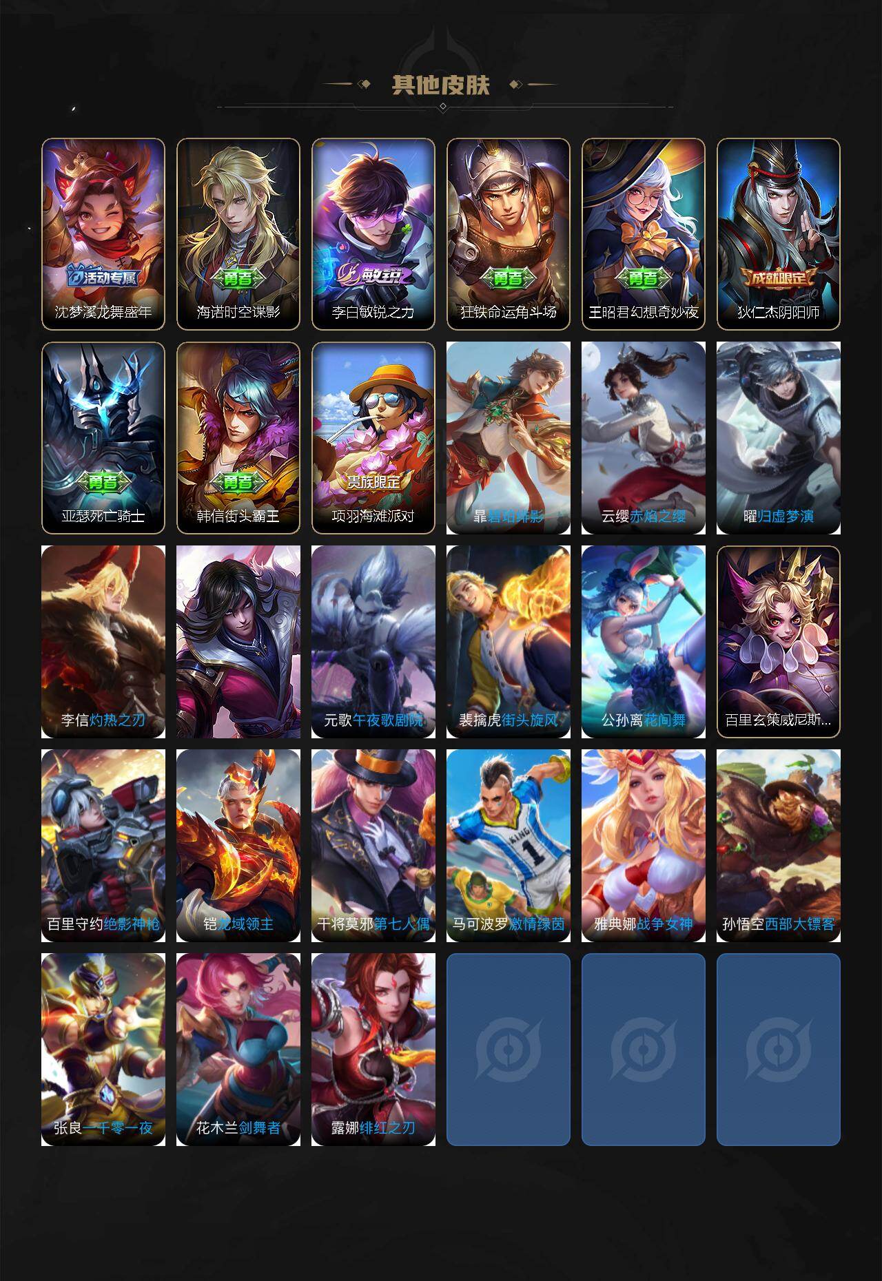 WZLX4305412王者荣耀账号详情图3