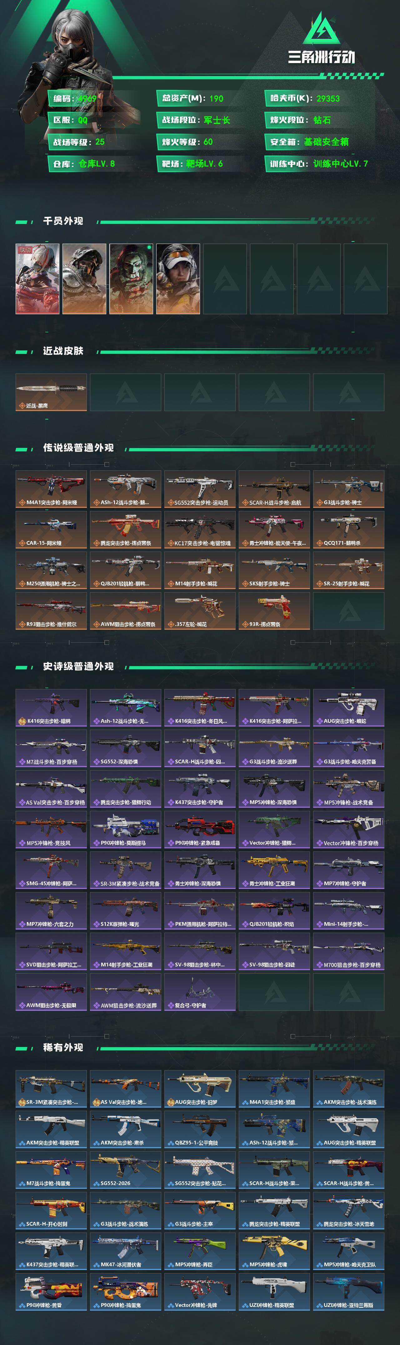 SJZPX497796三角洲行动账号详情图4