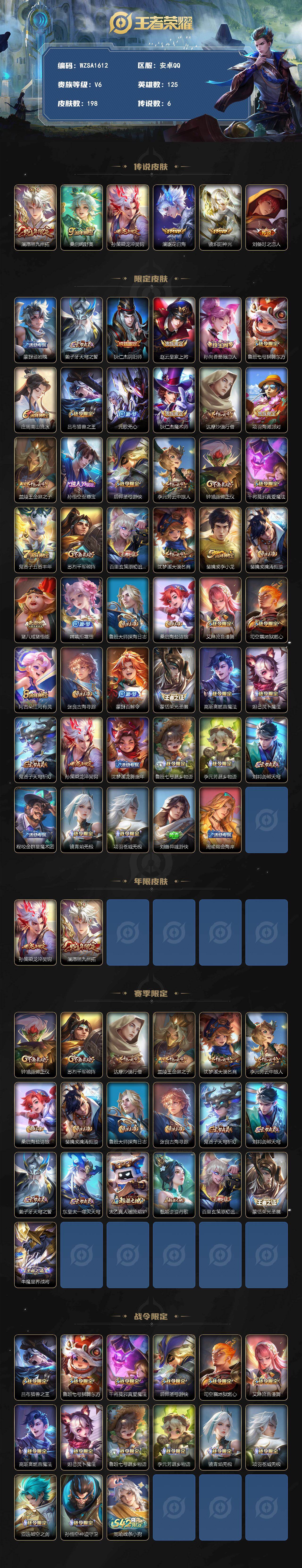 WZEY4306033王者荣耀账号详情图2