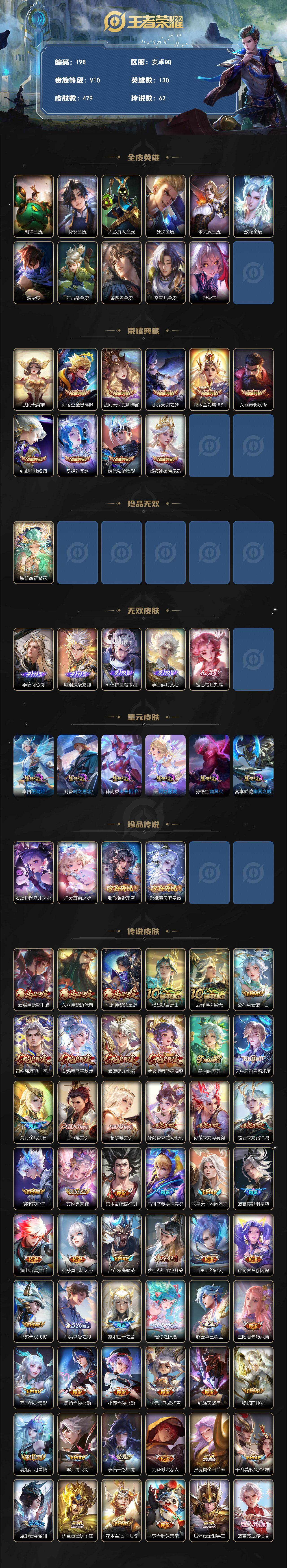 WZCMW4326718王者荣耀账号详情图2