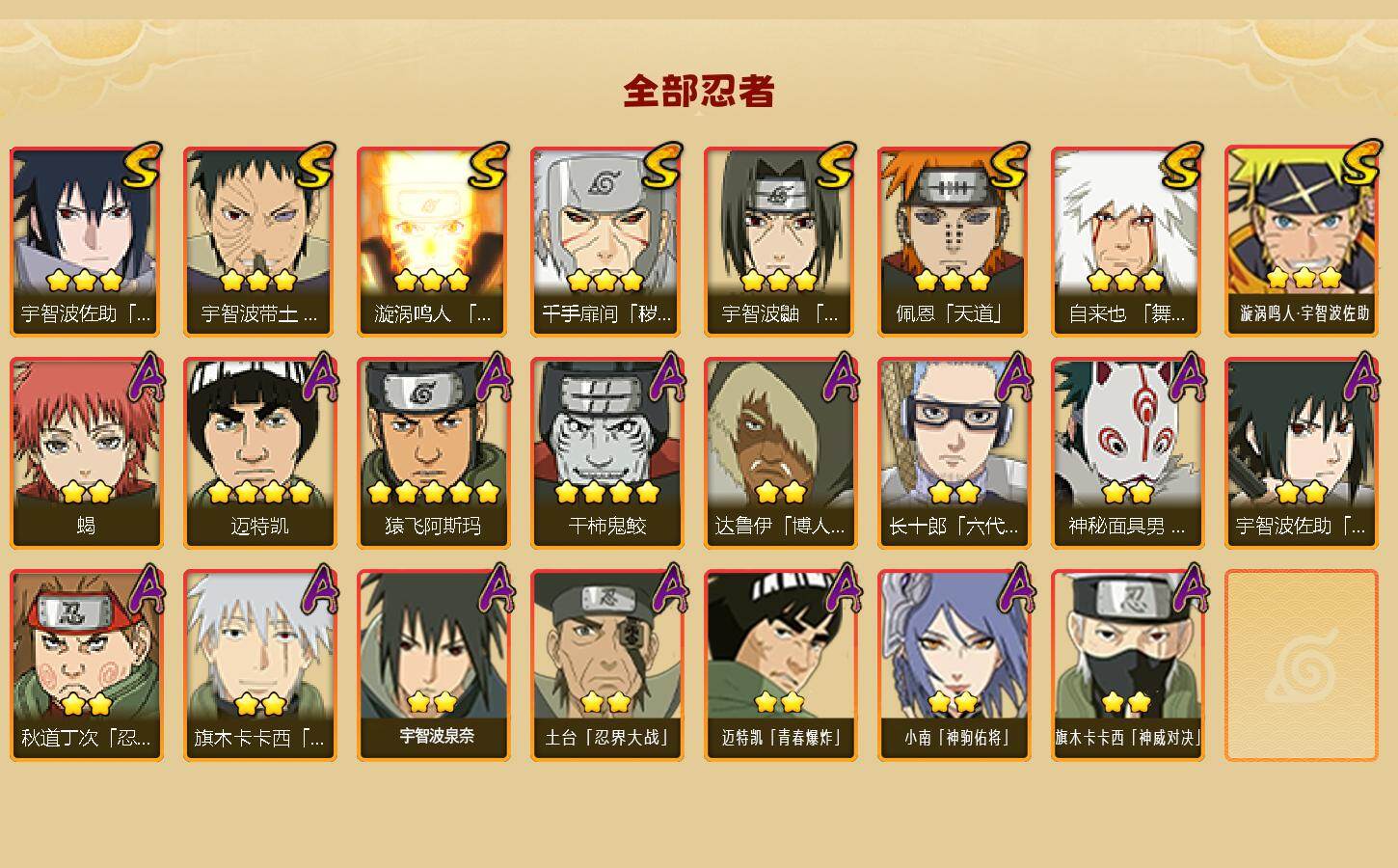 HYJM430200火影忍者账号详情图2