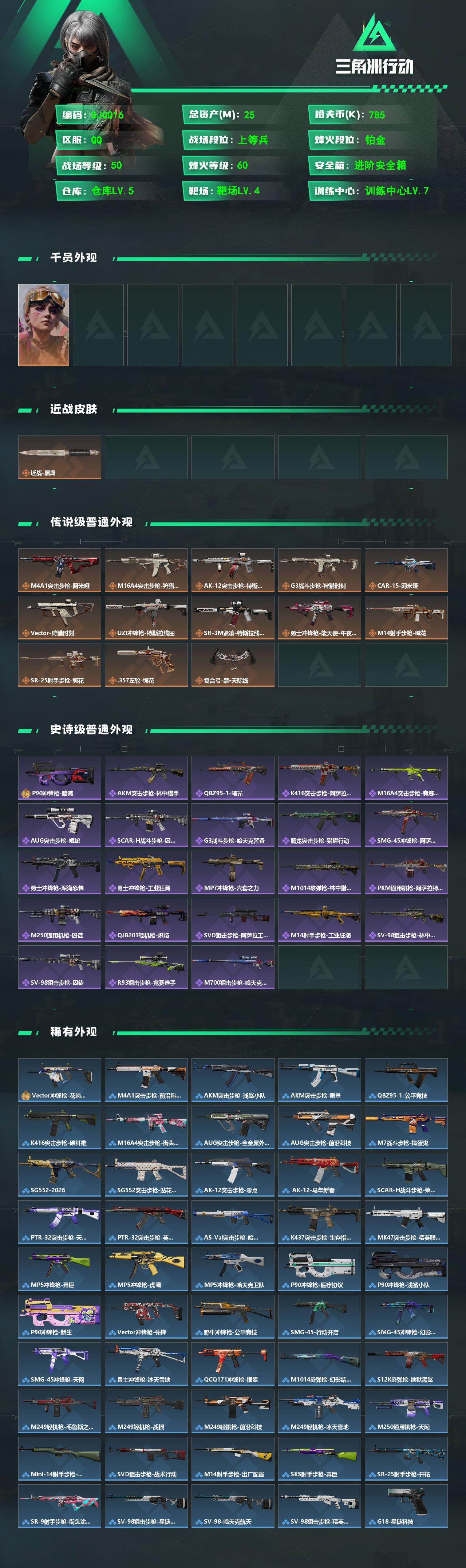 SJZEY499839三角洲行动账号详情图3