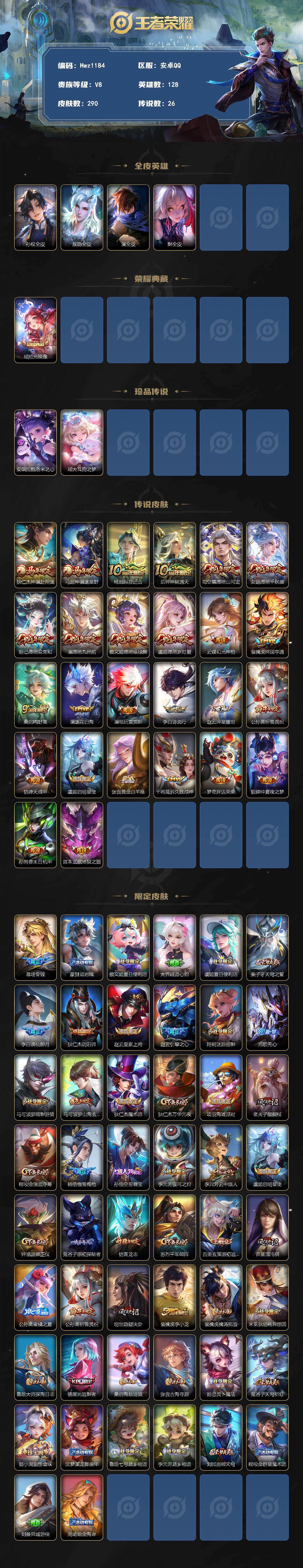 WZCMW4338742王者荣耀账号详情图2