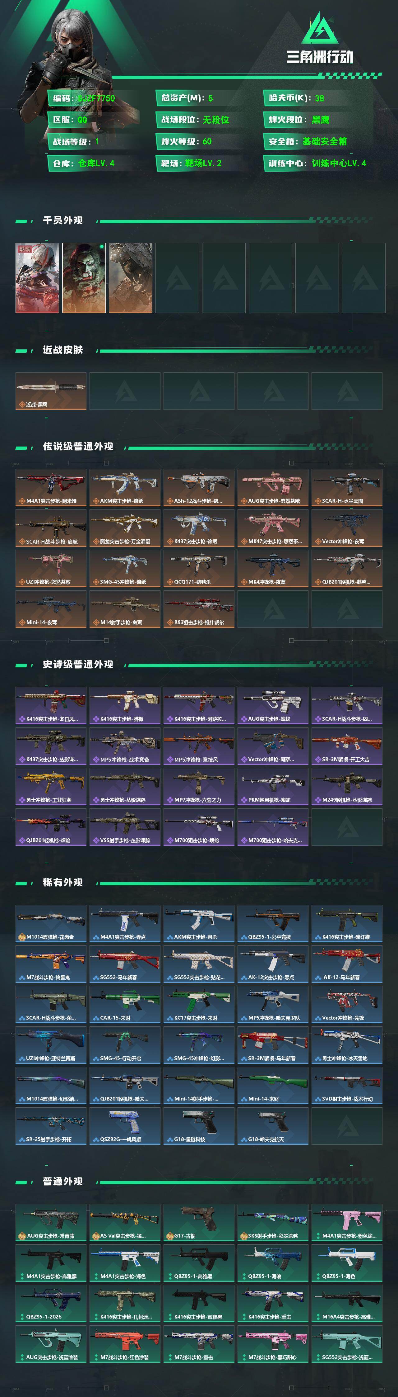 SJZEY498084三角洲行动账号详情图2