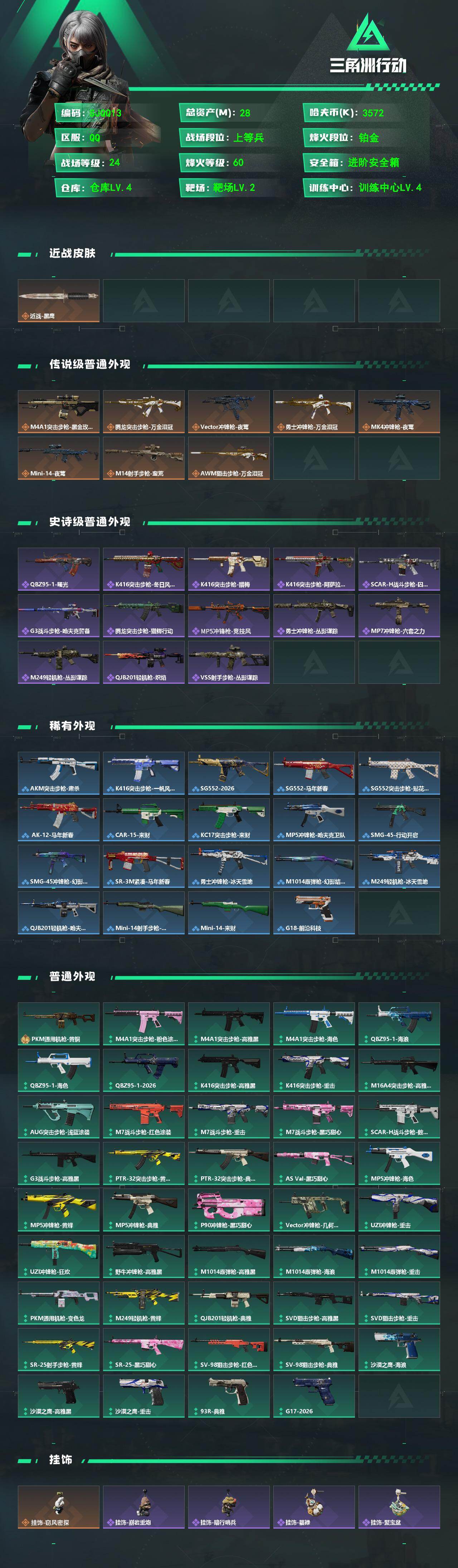 SJZEY499842三角洲行动账号详情图3