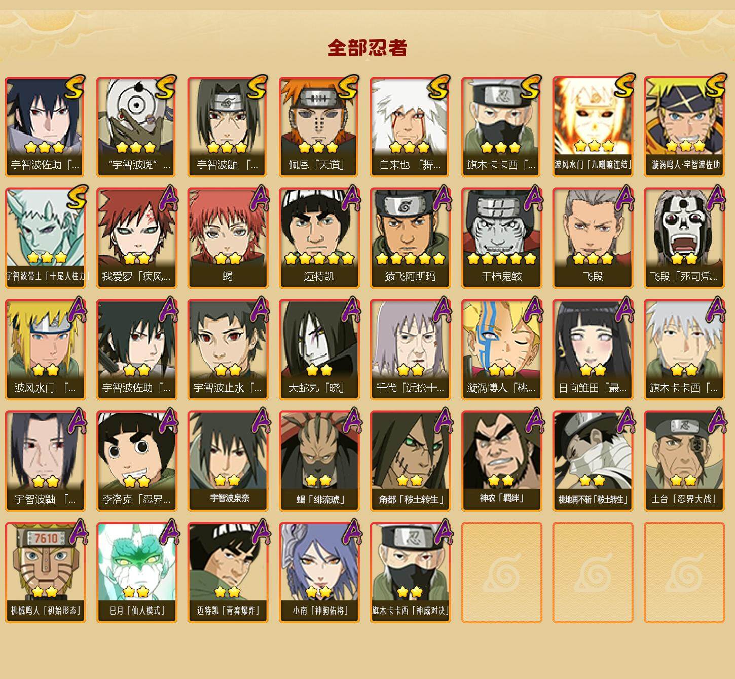 HYEY430165火影忍者账号详情图2