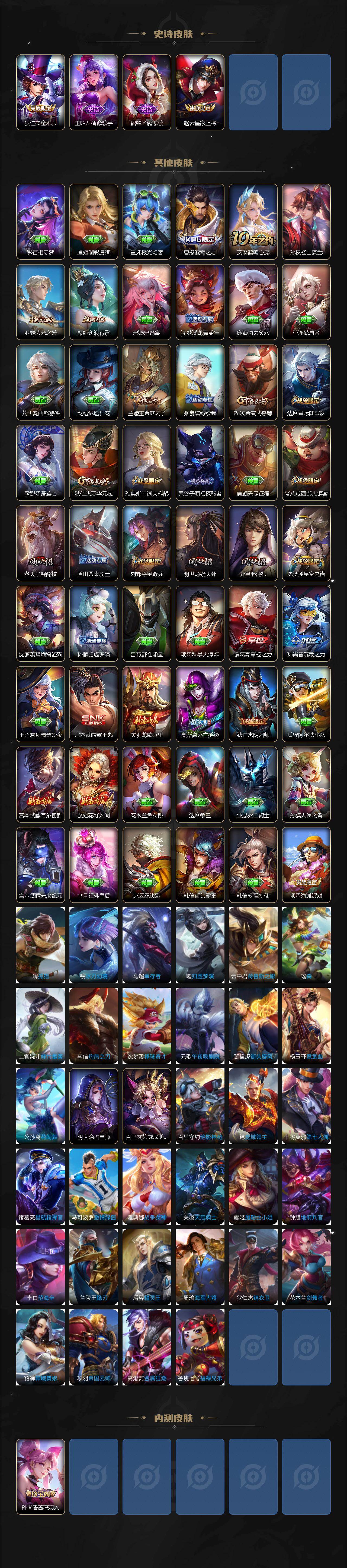 WZLX4306603王者荣耀账号详情图3 WZLX4306603王者荣耀账号详情图3