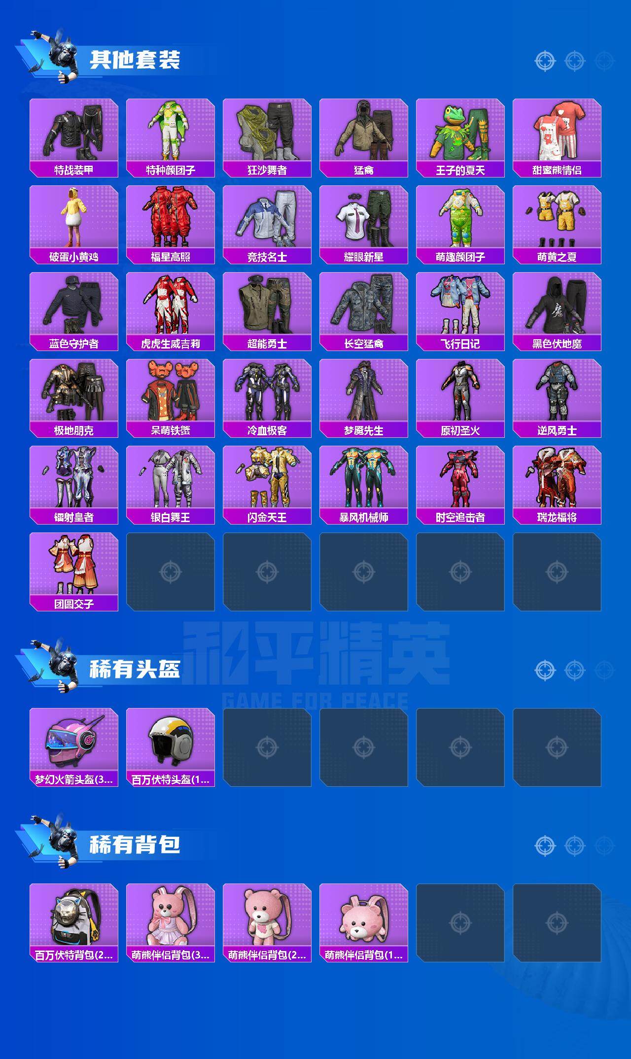 HPLX4174685和平精英账号详情图3