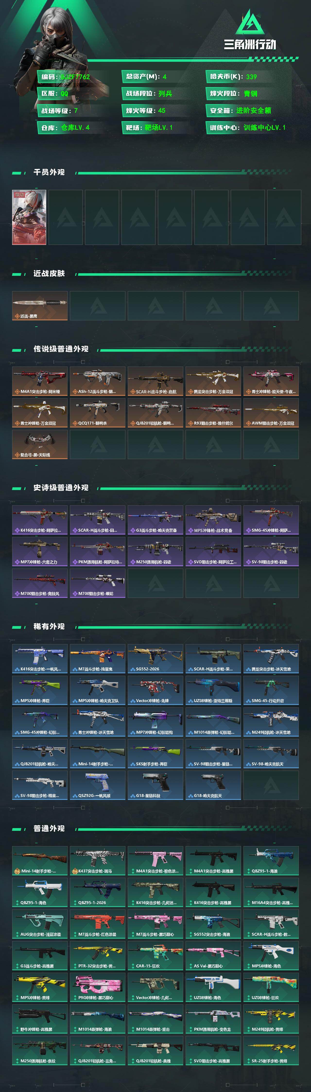 SJZEY498683三角洲行动账号详情图2