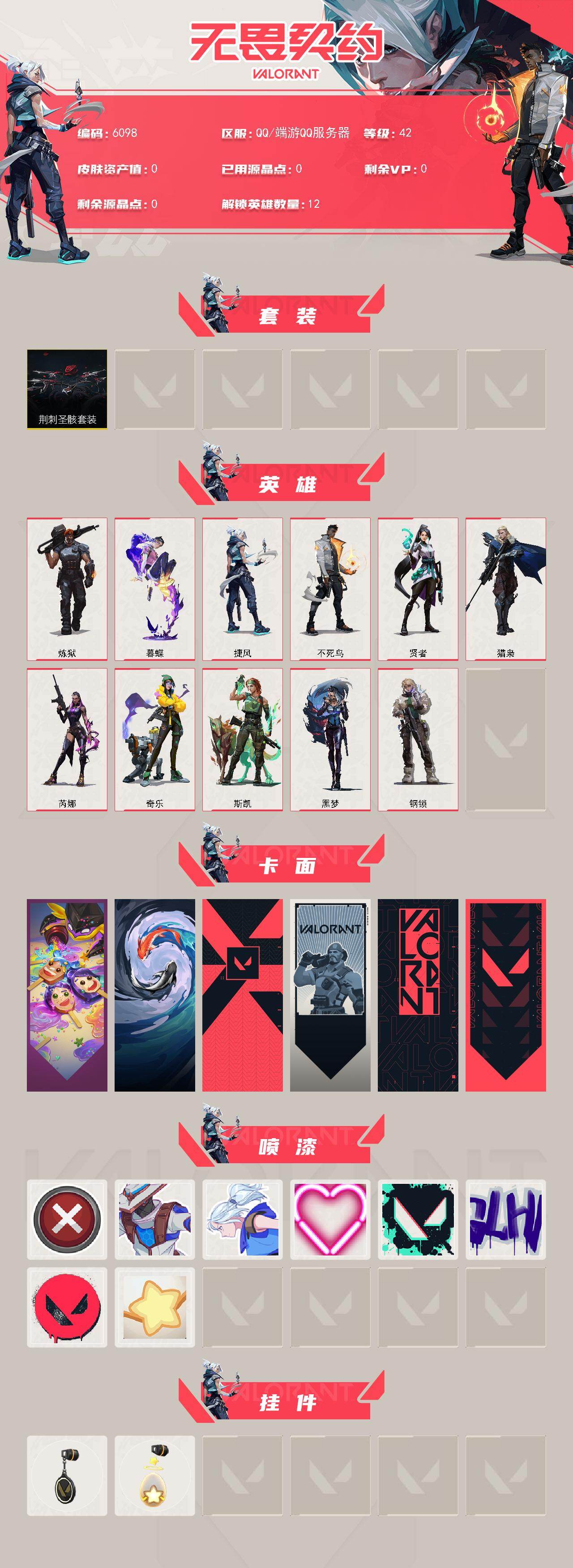 WWQLX431668无畏契约账号详情图2