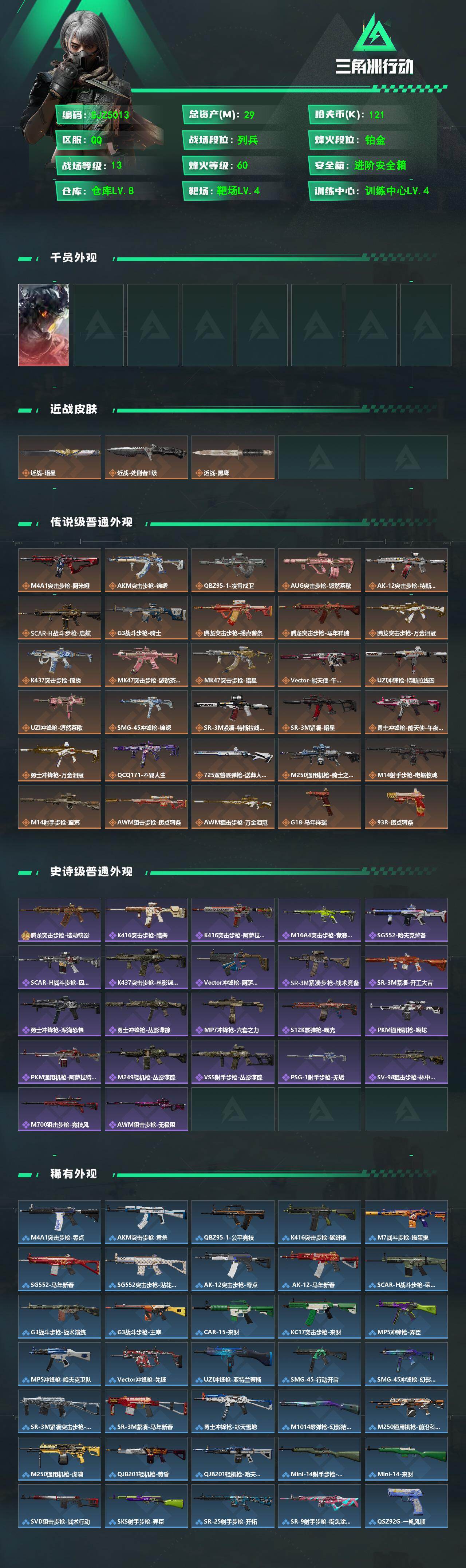 SJZEY498753三角洲行动账号详情图2