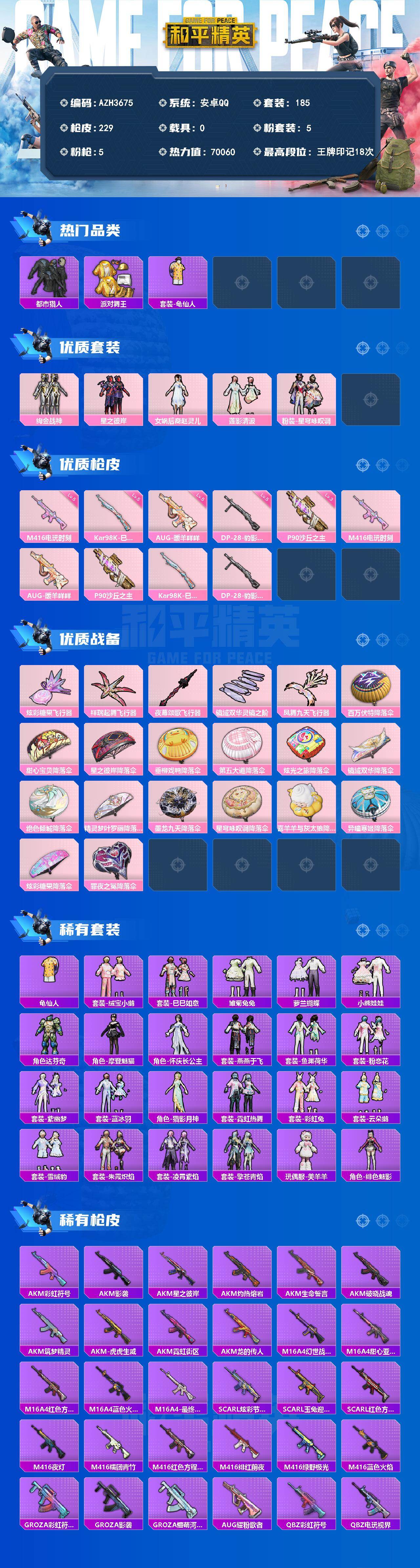 HPLX4176641和平精英账号详情图2