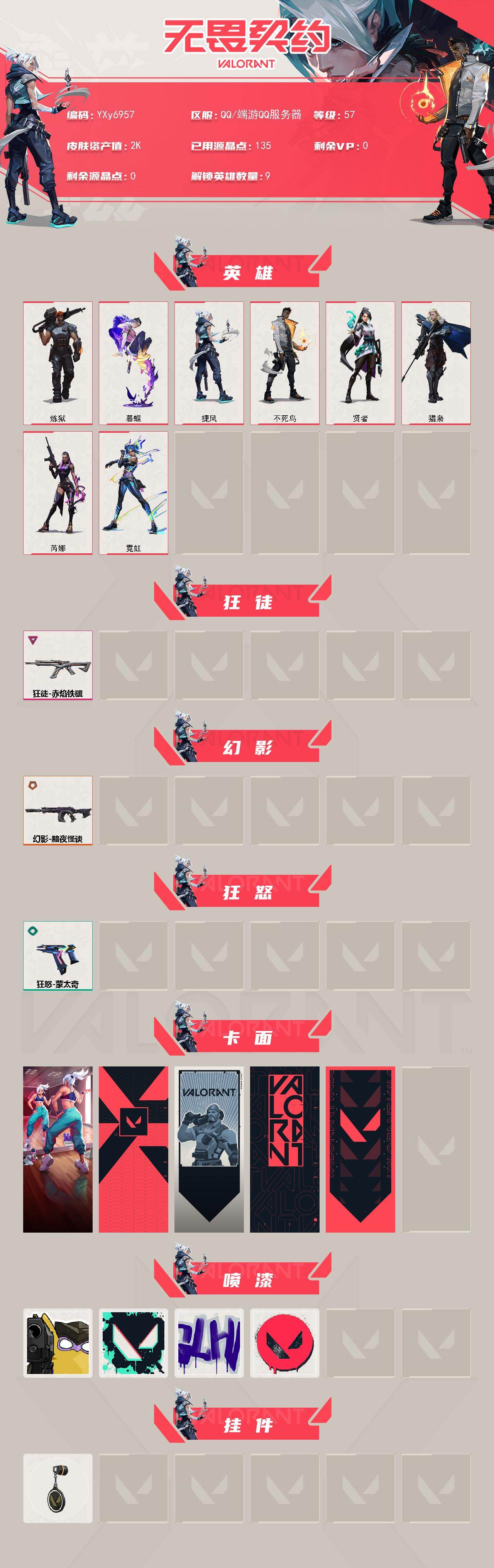 WWQLX433055无畏契约账号详情图2