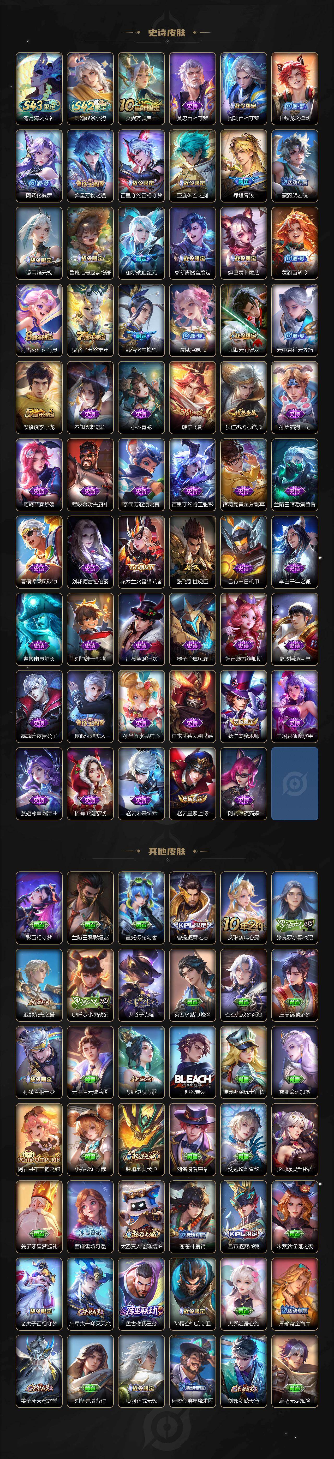 WZLX4311427王者荣耀账号详情图3