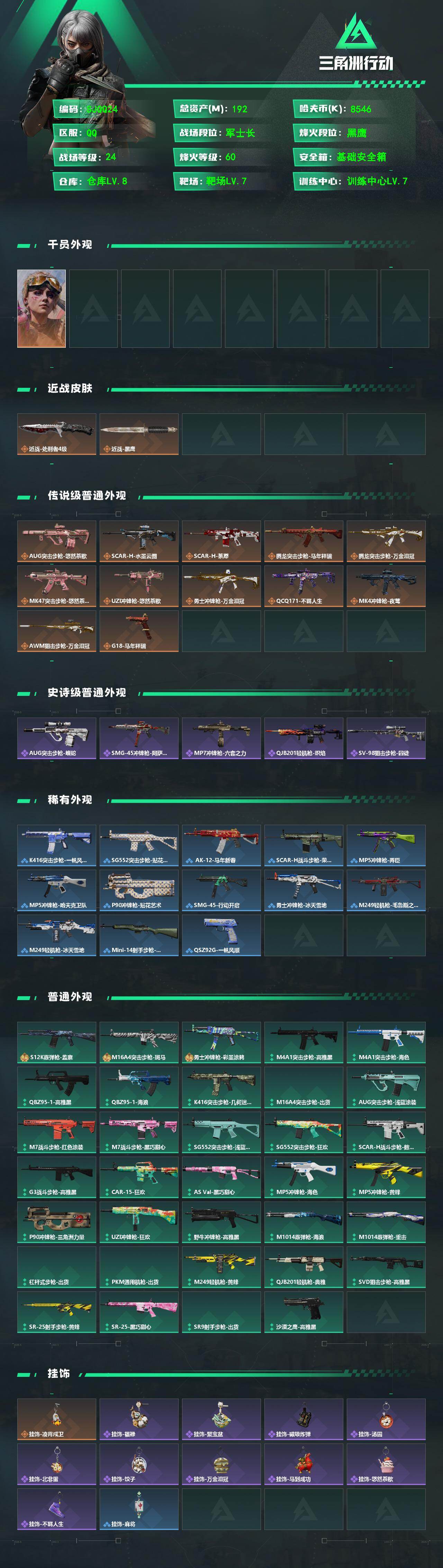 SJZEY499834三角洲行动账号详情图3