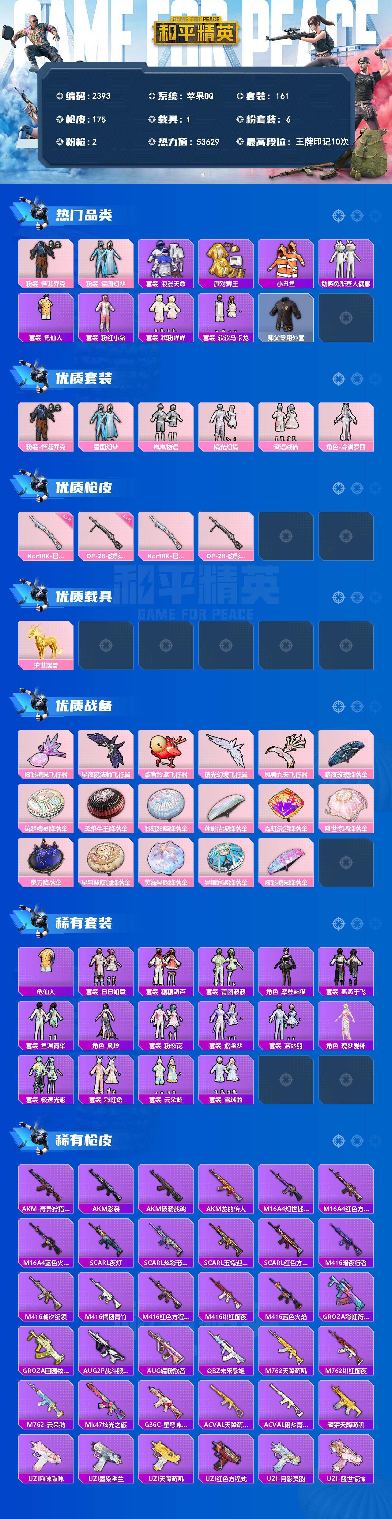 HPLX4175792和平精英账号详情图2