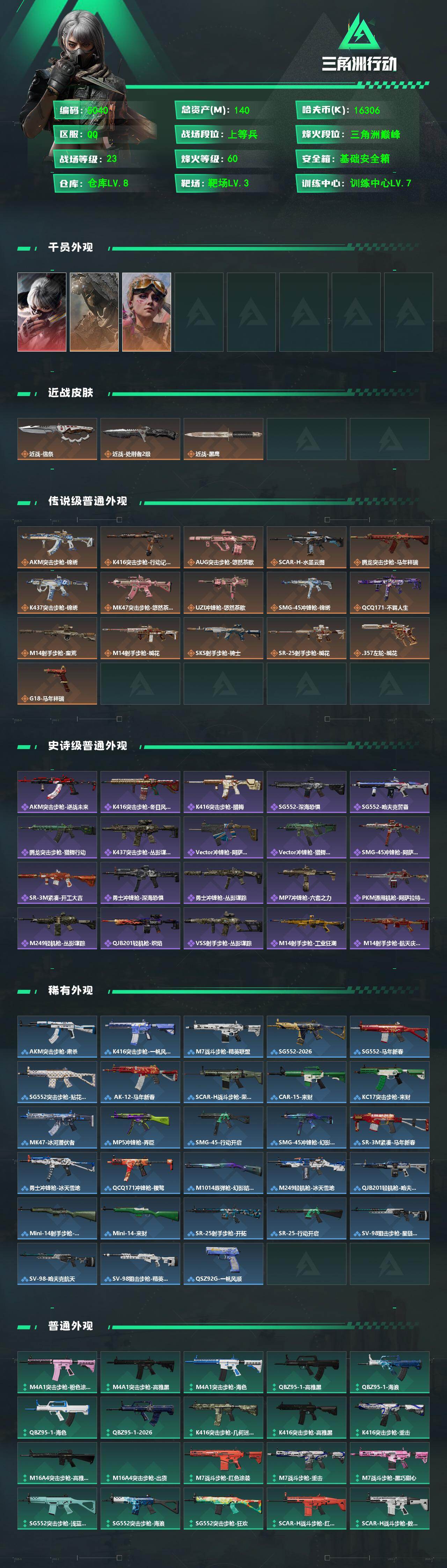 SJZPX499618三角洲行动账号详情图4