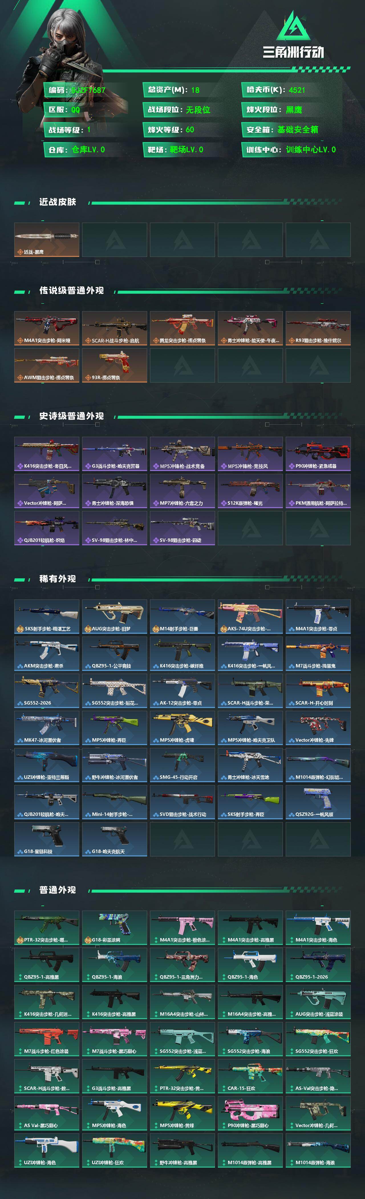 SJZEY499821三角洲行动账号详情图2