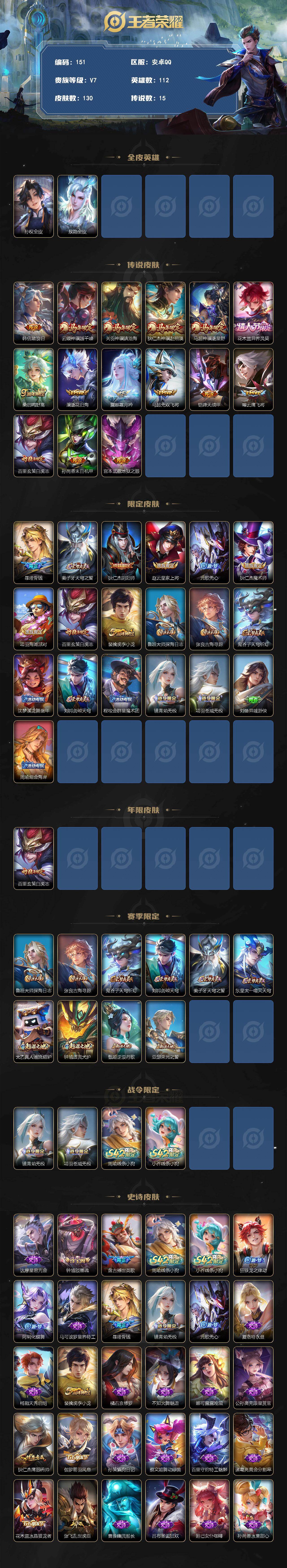 WZQYYX4311545王者荣耀账号详情图2