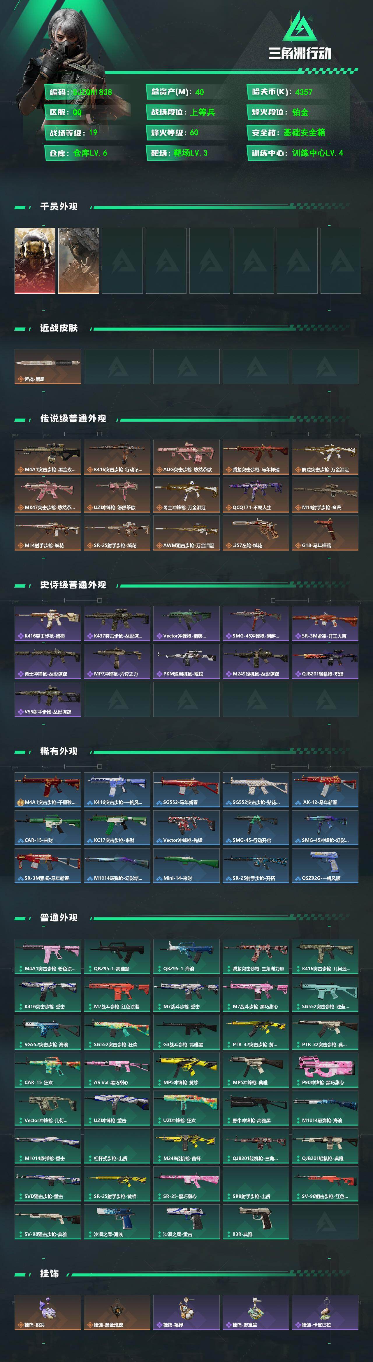 SJZEY4100348三角洲行动账号详情图2