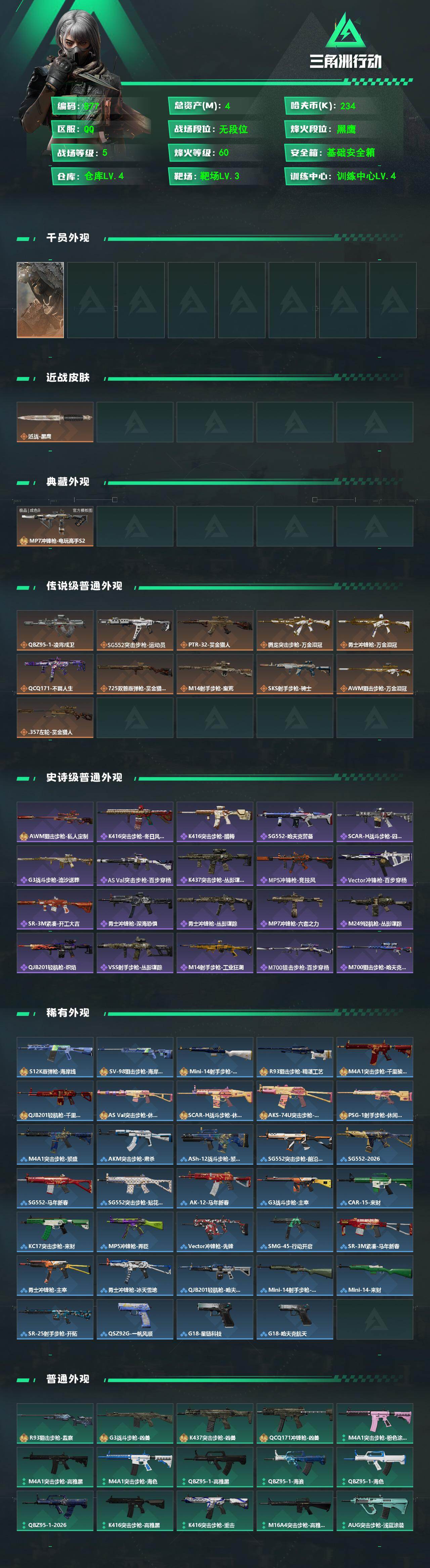 SJZQM4100124三角洲行动账号详情图3