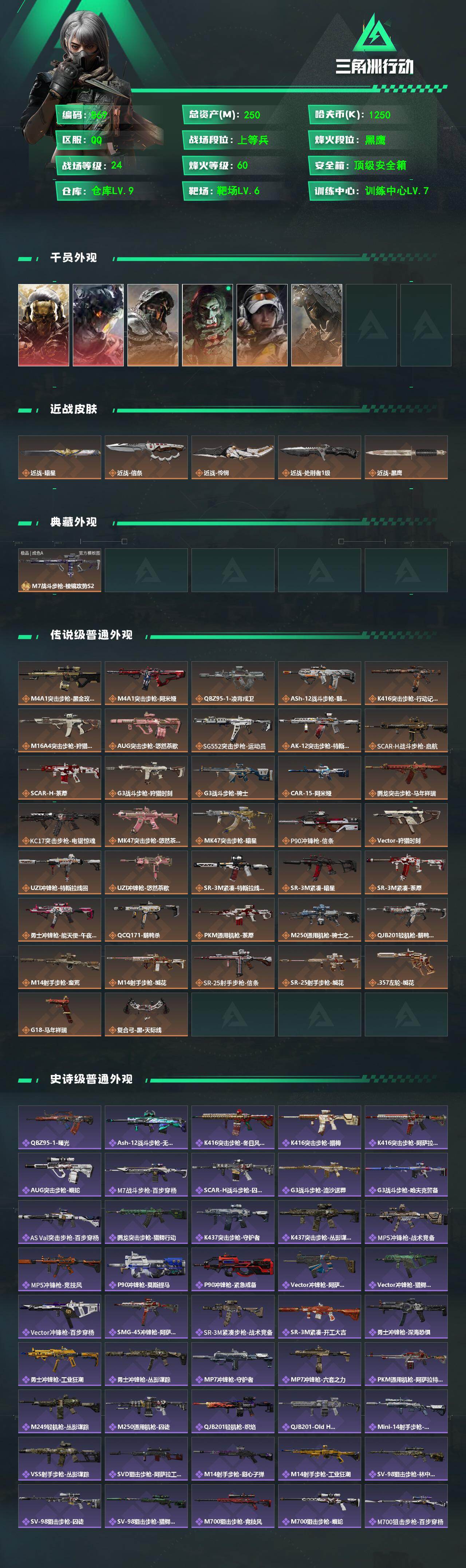 SJZCMW4105903三角洲行动账号详情图2