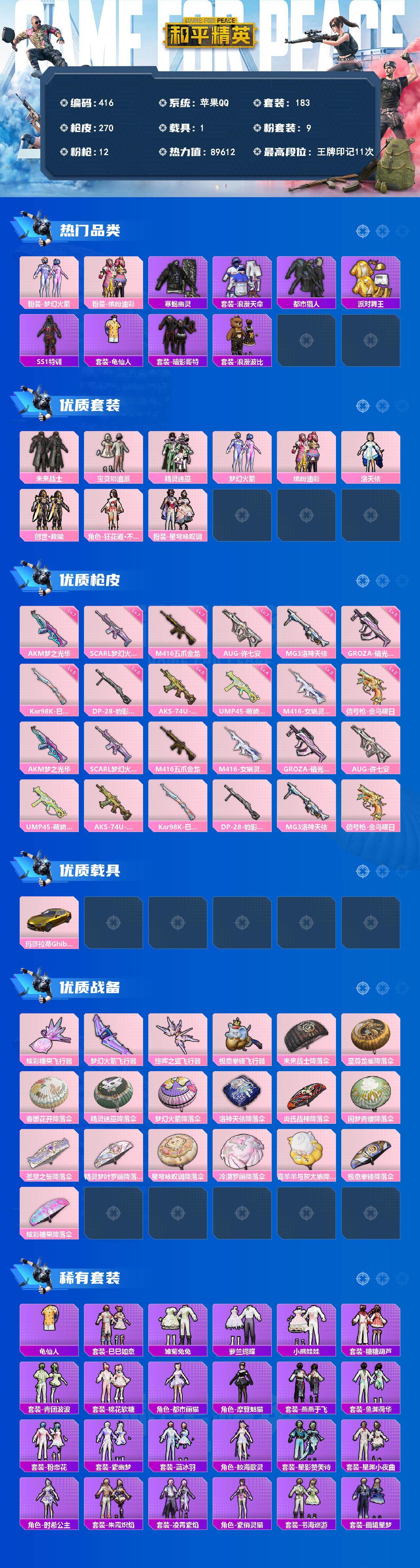 HPCMW4196746和平精英账号详情图2