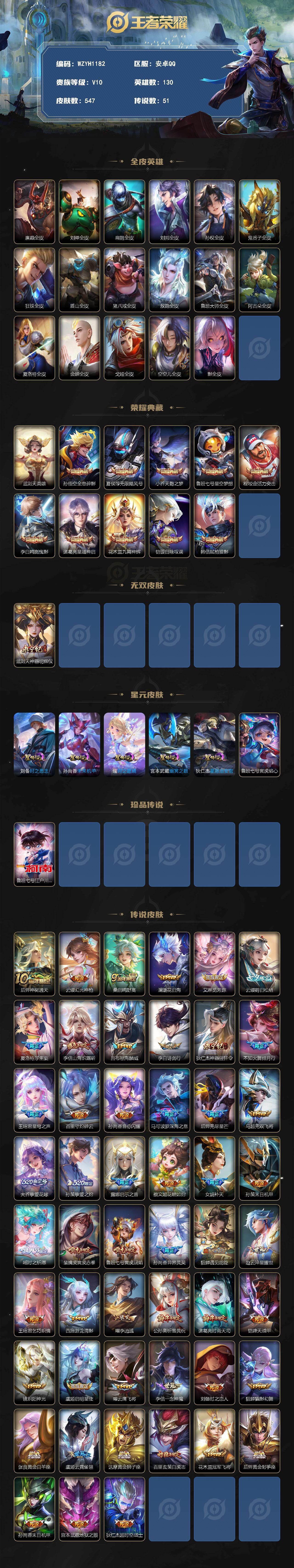 WZCMW4338128王者荣耀账号详情图2