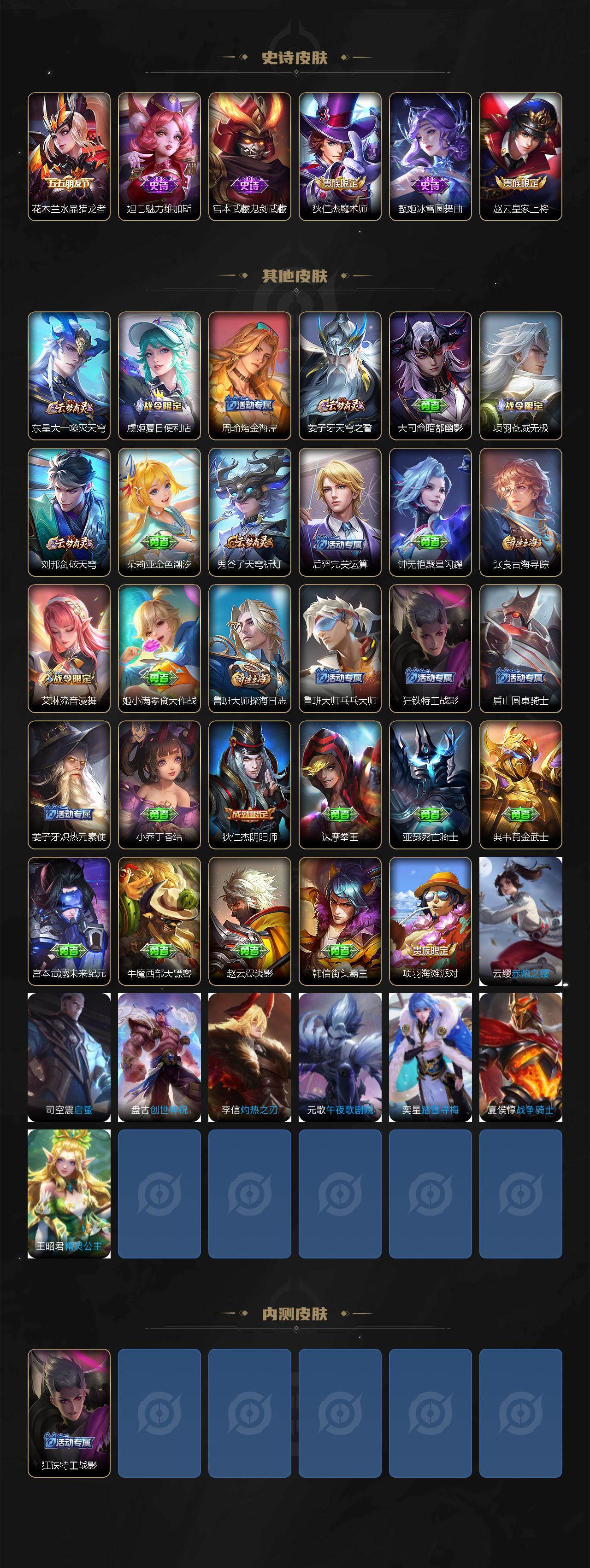 WZLX4331480王者荣耀账号详情图3