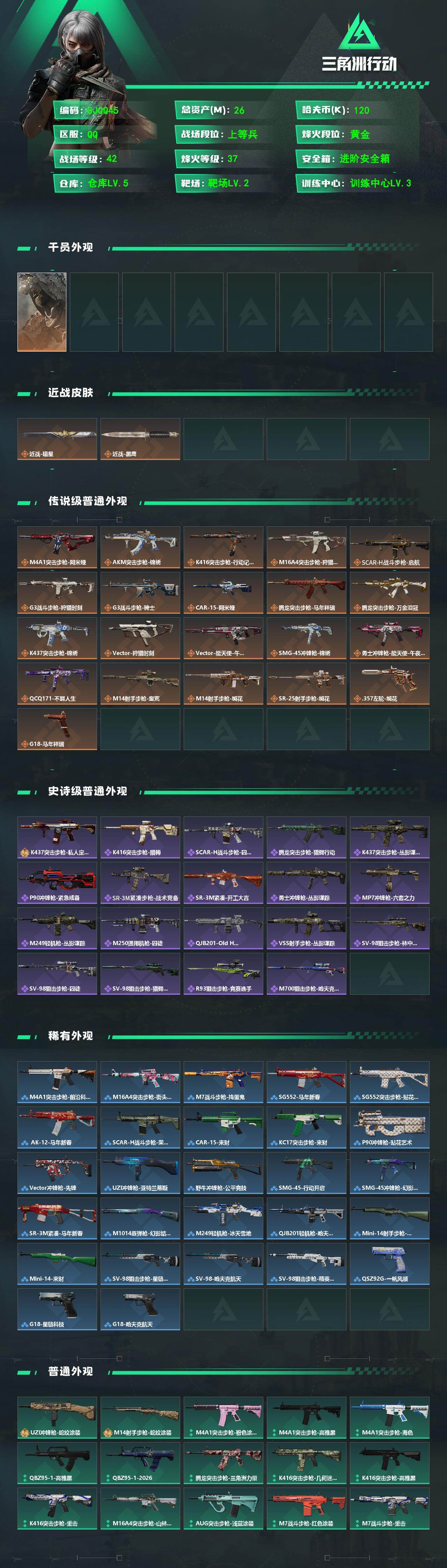 SJZEY4100646三角洲行动账号详情图2