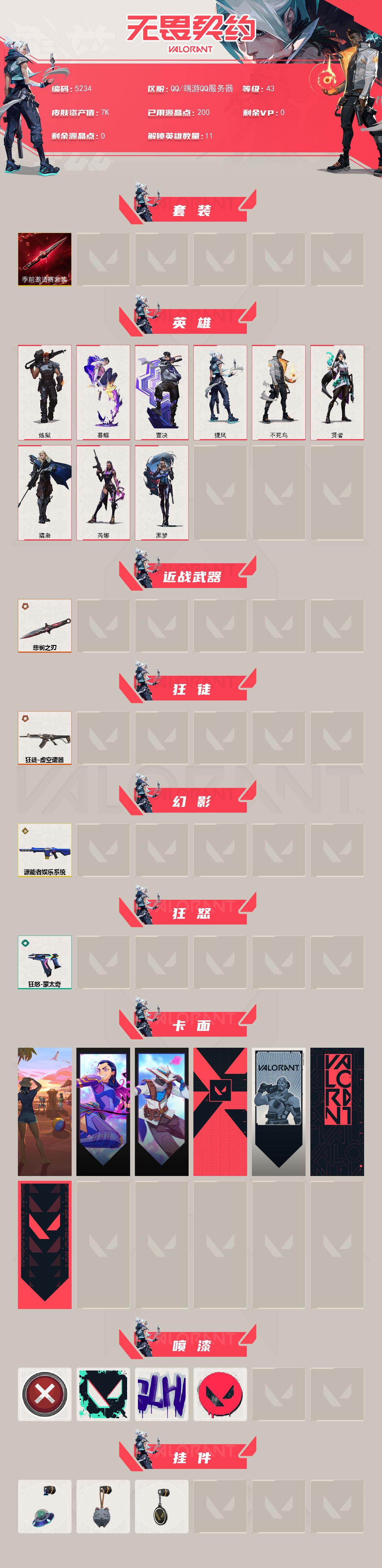 WWQXL432529无畏契约账号详情图2