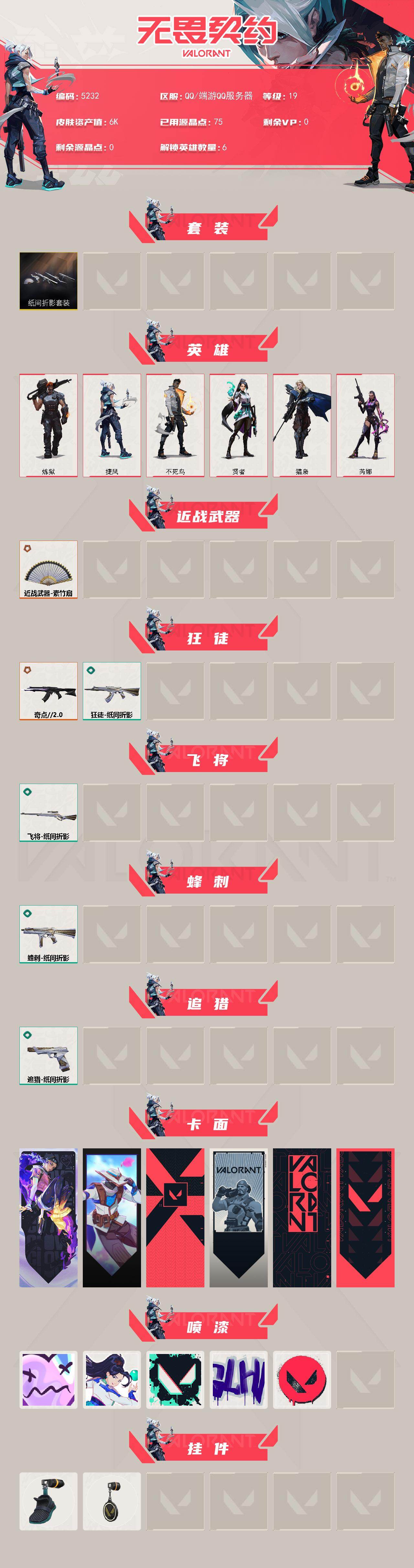 WWQXL432539无畏契约账号详情图2