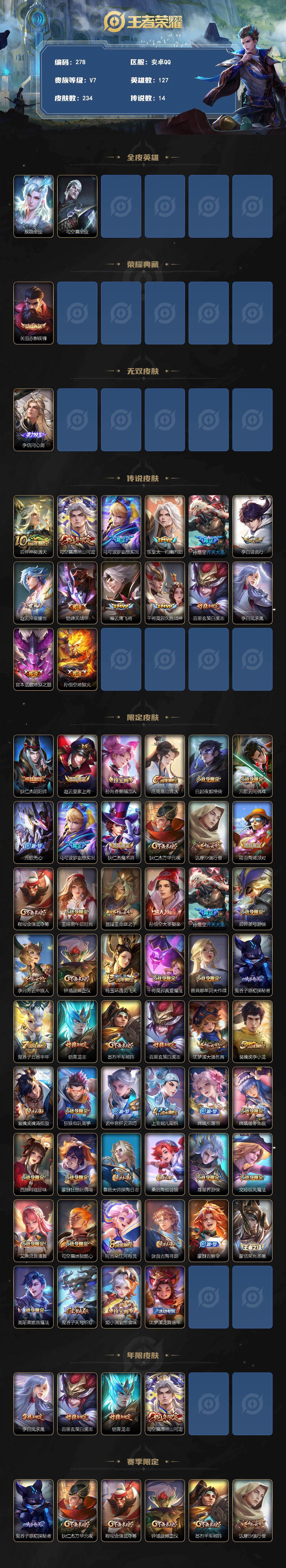 WZCMW4333217王者荣耀账号详情图2