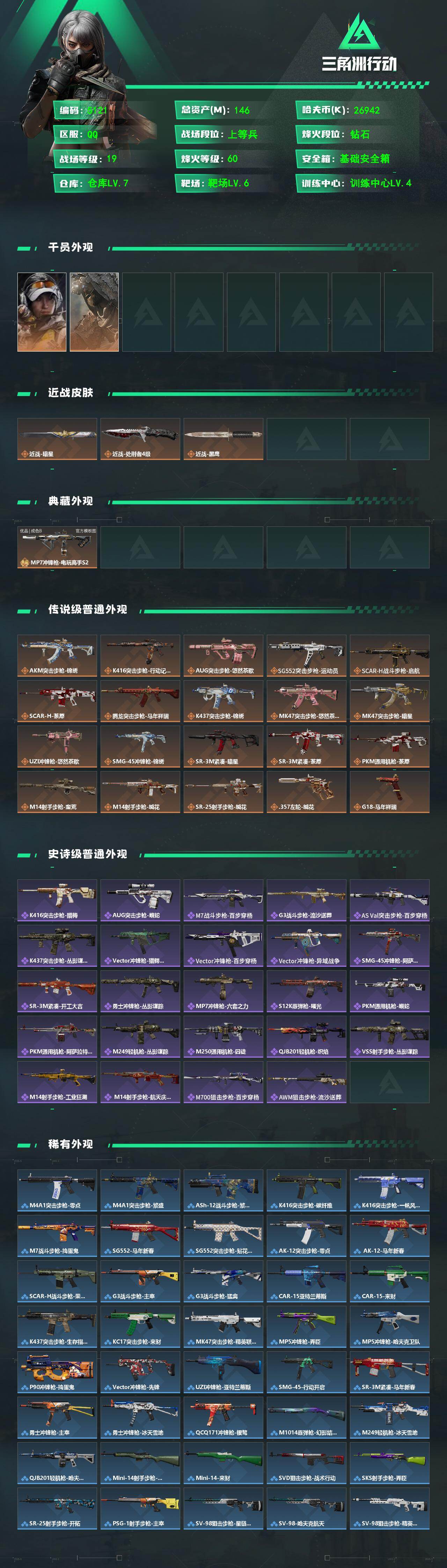 SJZPX4100977三角洲行动账号详情图4