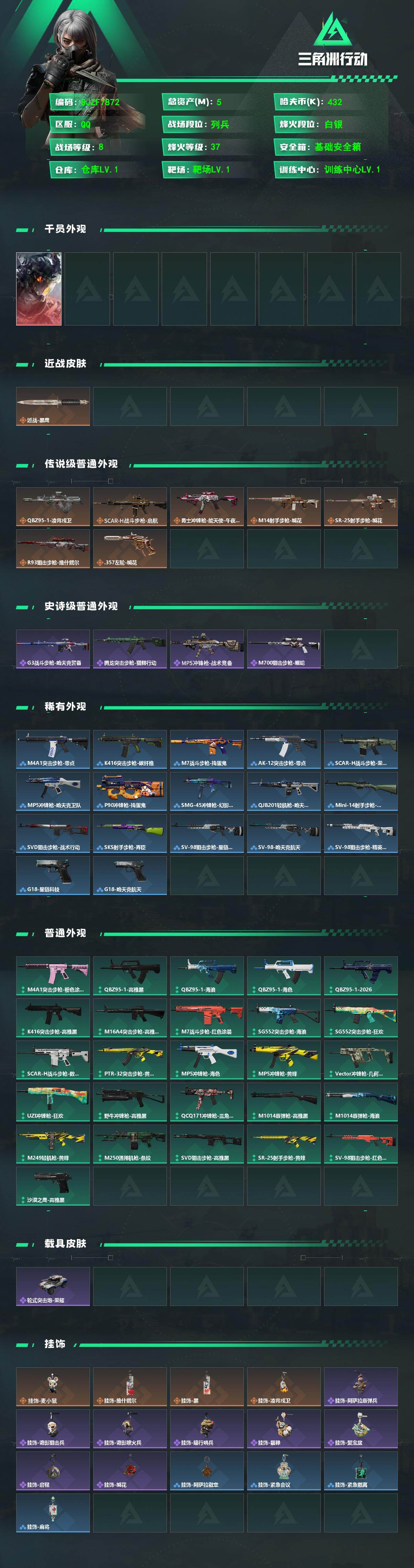 SJZEY4101299三角洲行动账号详情图2